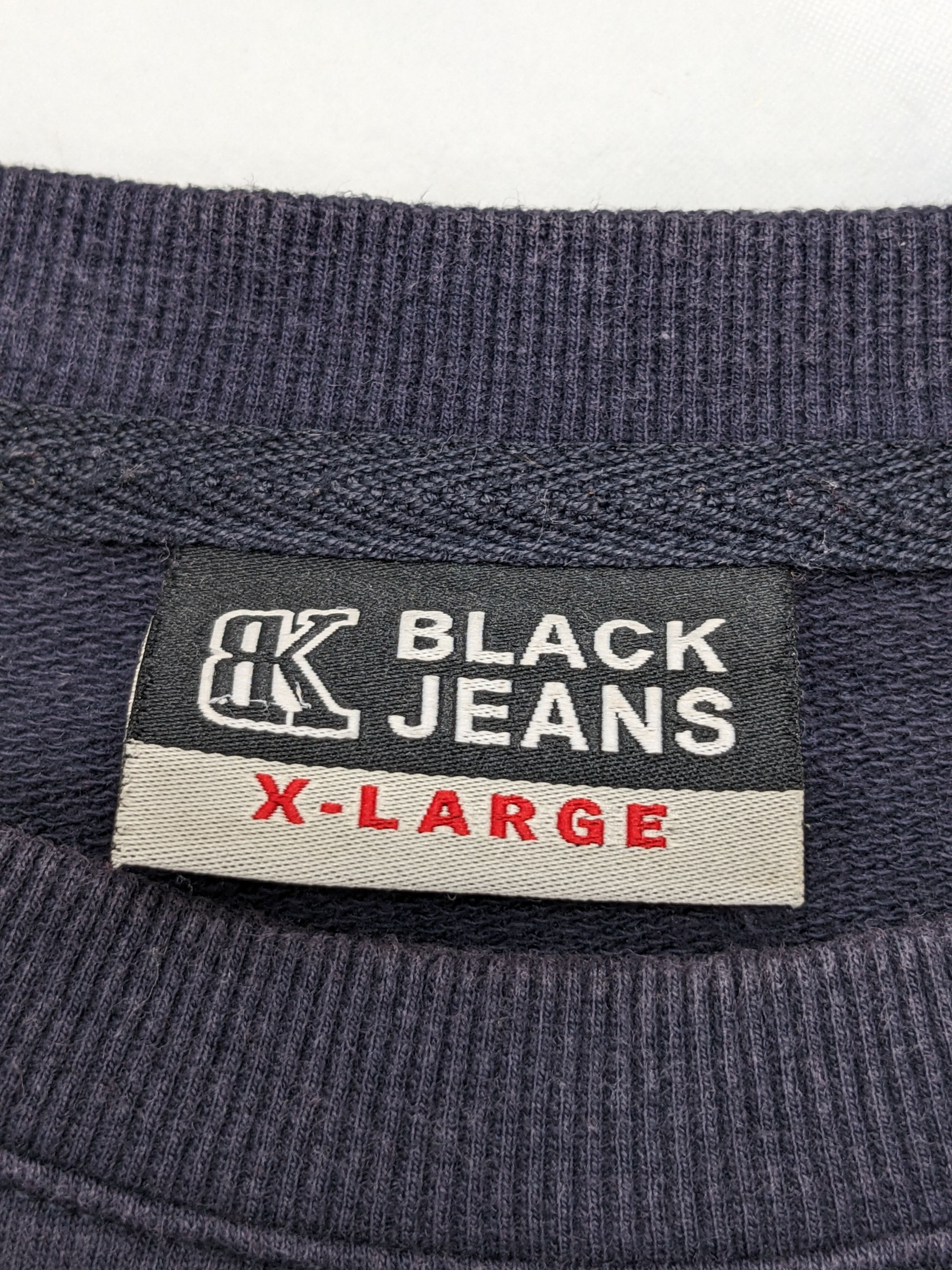 Japanese Brand Vintage BLACK JEANS BK Logo Crewneck Size US XL / EU 56 / 4 - 9 Thumbnail