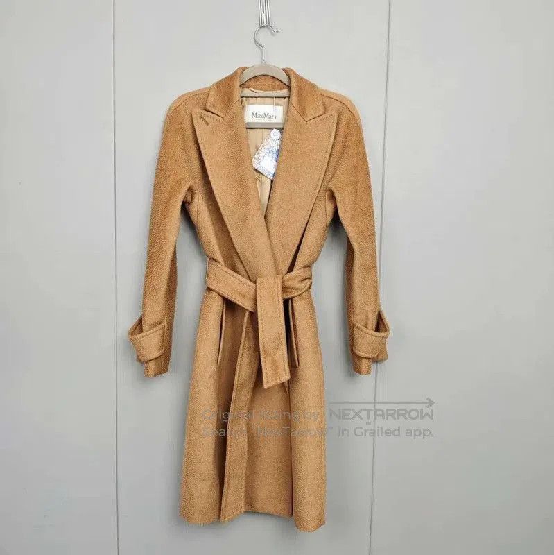 Max Mara MaxMara Camel Silk Women's Coat . Size XS / US 0-2 / IT 36-38 - 1 Thumbnail