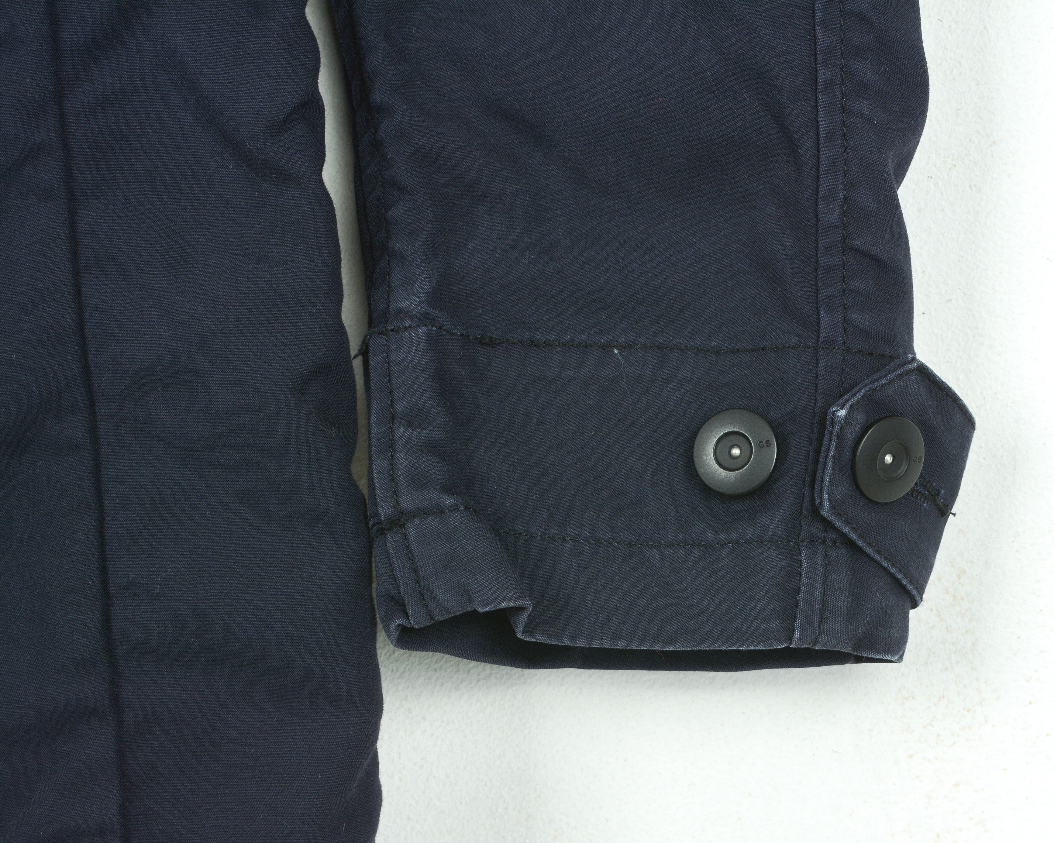 G-Star Men S Denim Officer Trench Jacket Coat Navy Cotton Zip Up Size US S / EU 44-46 / 1 - 5 Thumbnail