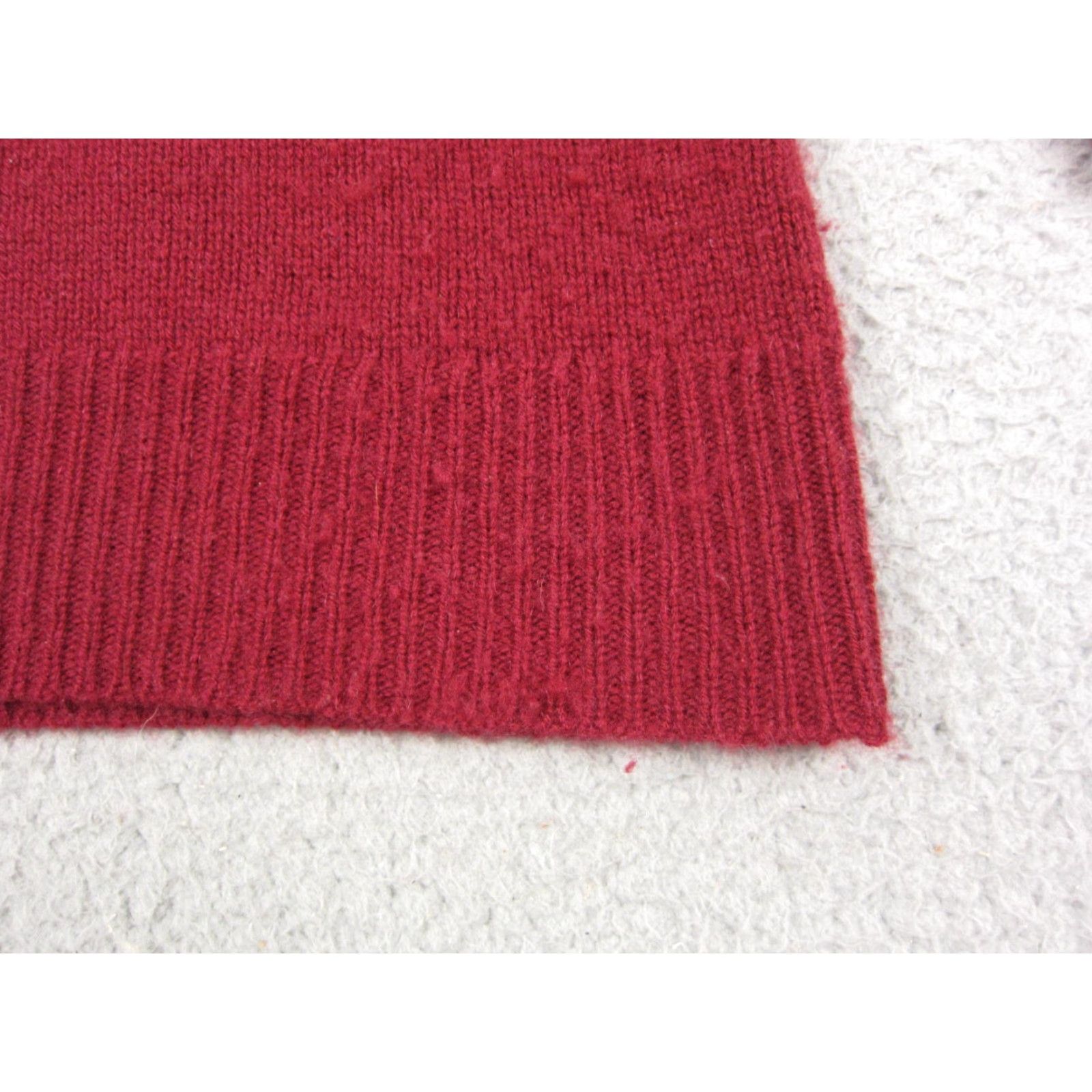 Vintage McDuff Sweater Womens Small Red 100% Cashmere Cowl Neck Pullover Knit Ladies Shirt Size S / US 4 / IT 40 - 4 Thumbnail