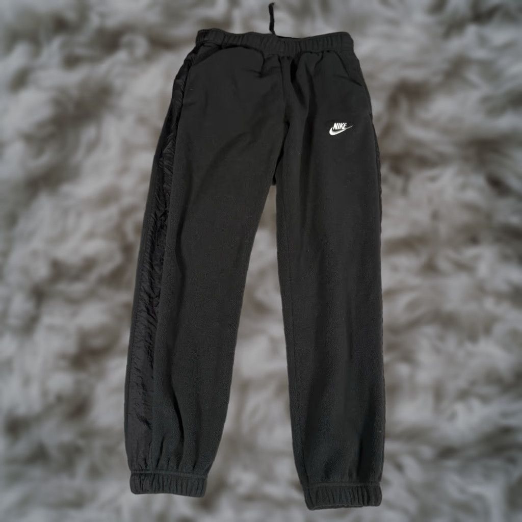 Nike Nike Sportswear Essential Fleece Jogger Pants Mens S 27” Tapered Fit Black Faded 27 Inseam Size US 29 - 1 Thumbnail