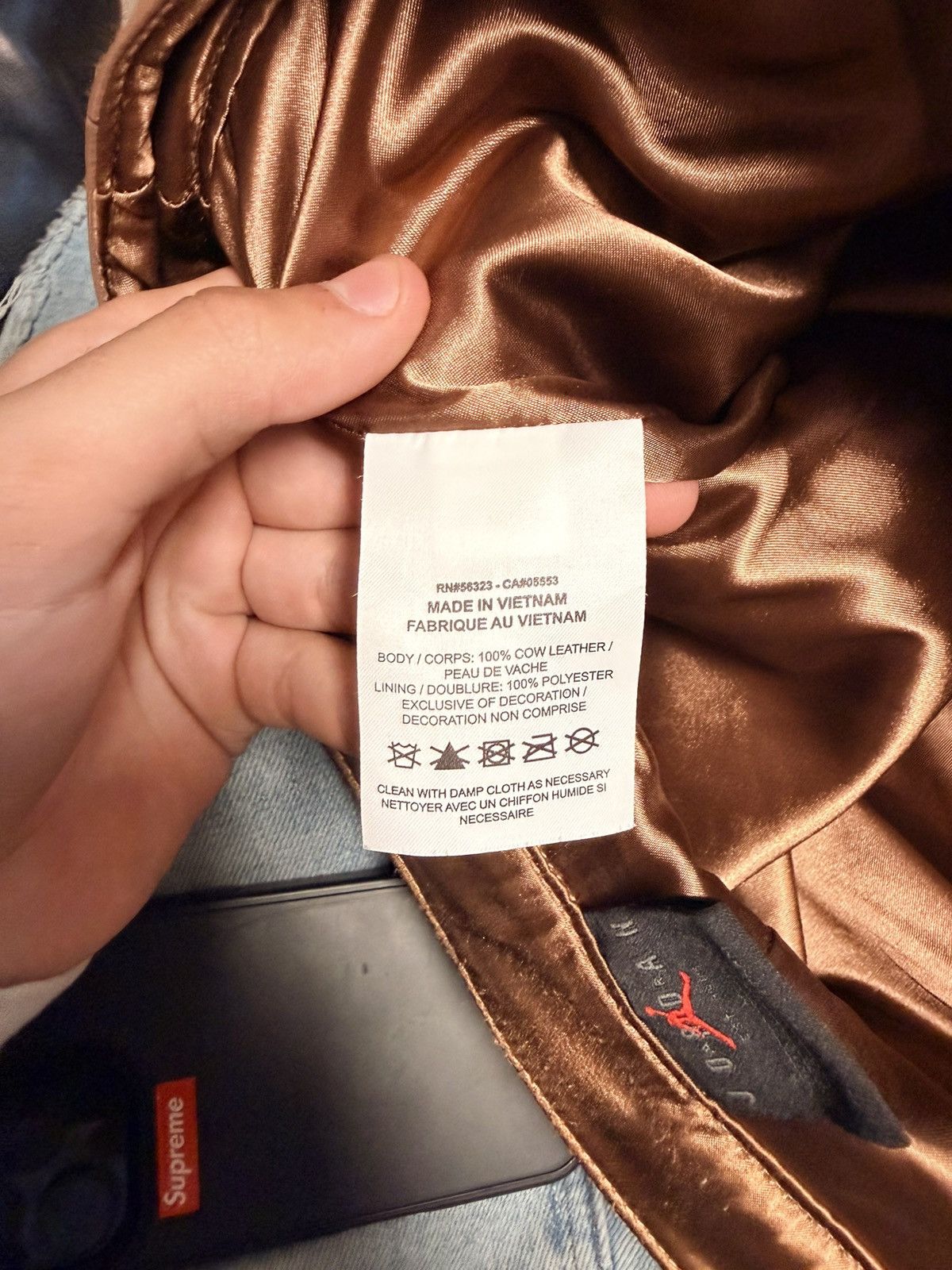 Jordan Brand Jordan x Travis Scott leather flared pants Size US 32 / EU 48 - 6 Thumbnail
