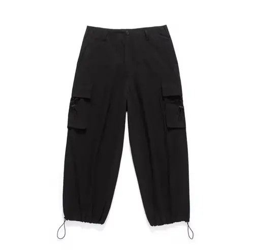 Japanese Brand 20AW Indigo Union Japan Black Straight Leg Worker Joggers Size US 32 / EU 48 - 4 Thumbnail