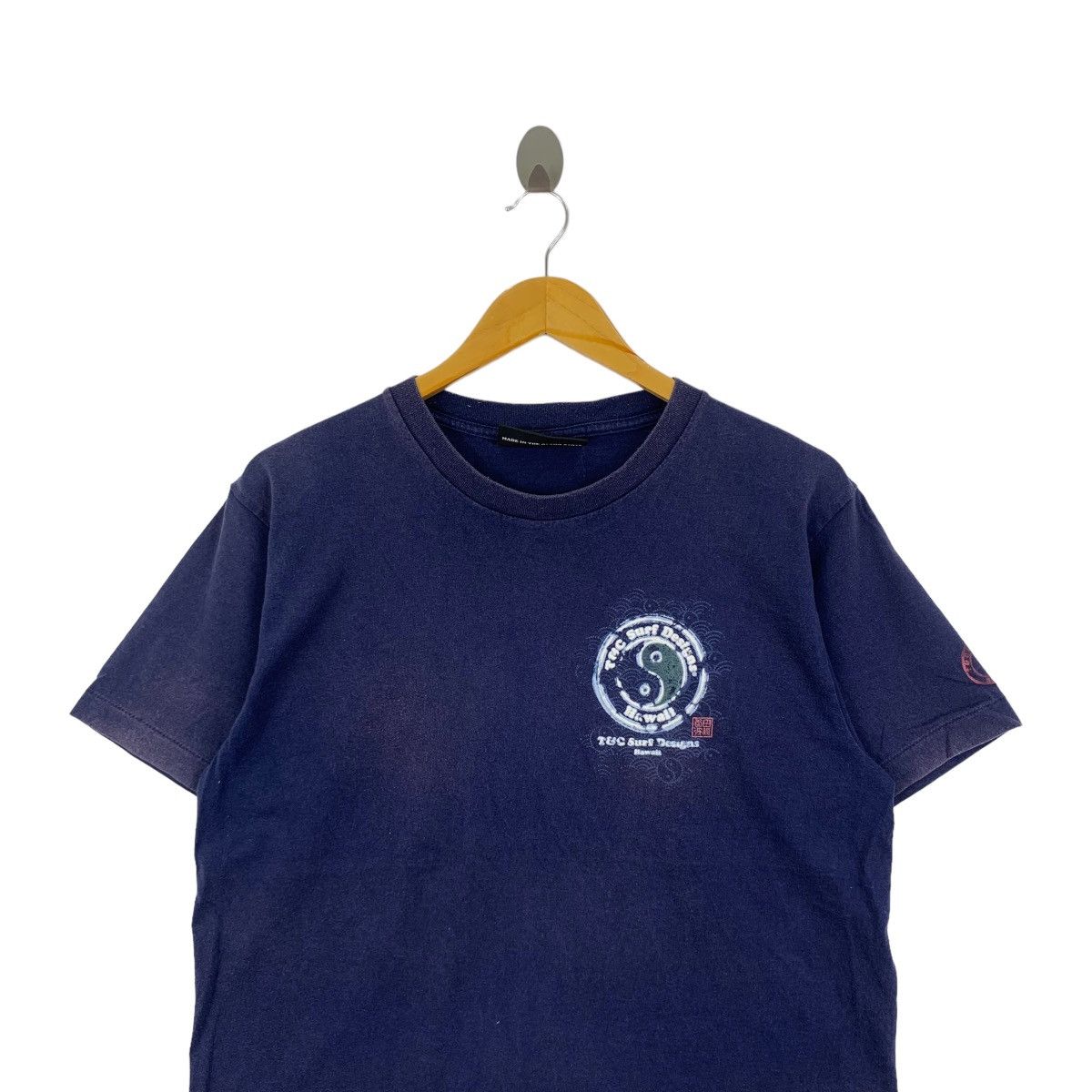 Vintage Vintage 90’ T&C SURF DESIGNS Natural Sun Faded Tee Shirt Size US L / EU 52-54 / 3 - 2 Thumbnail