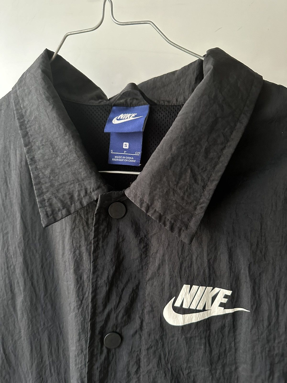 Nike Nike Coach Jacket Nylon Big logo Center Swoosh Y2K Size US M / EU 48-50 / 2 - 3 Thumbnail
