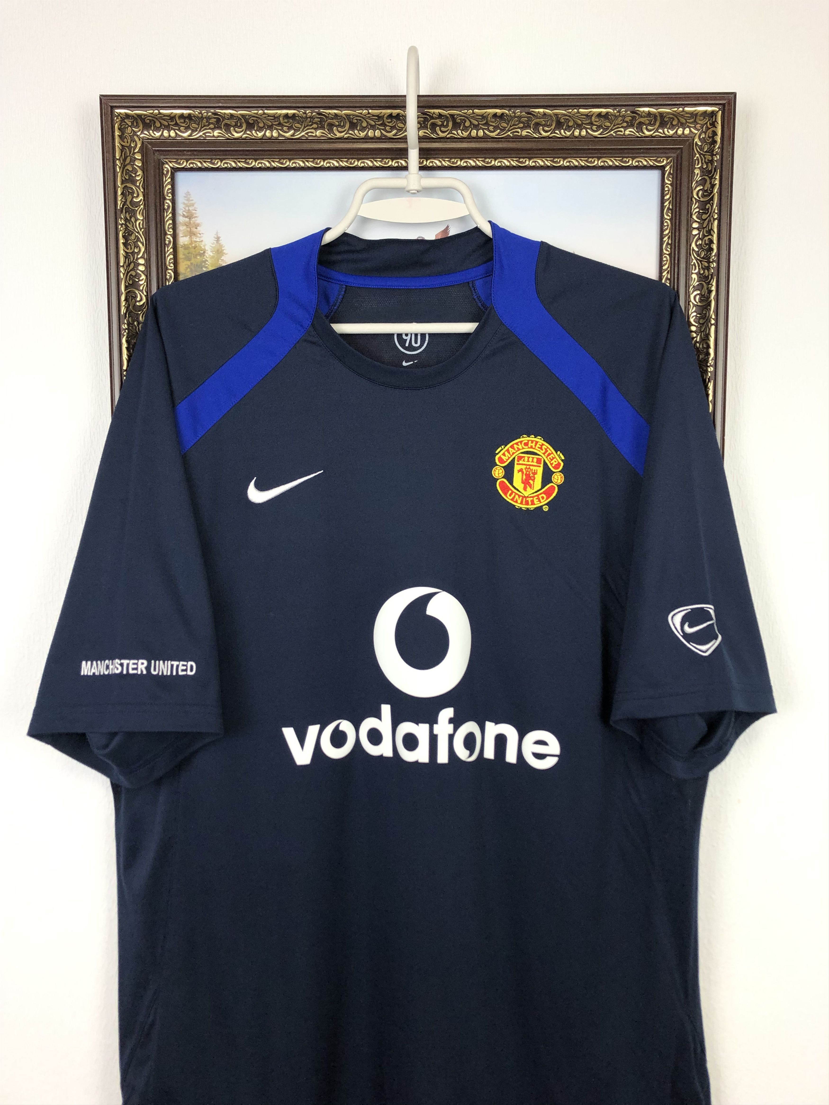 Nike Vintage Nike Manchester United Football Shirt Train Tee Hype Size US XL / EU 56 / 4 - 2 Thumbnail