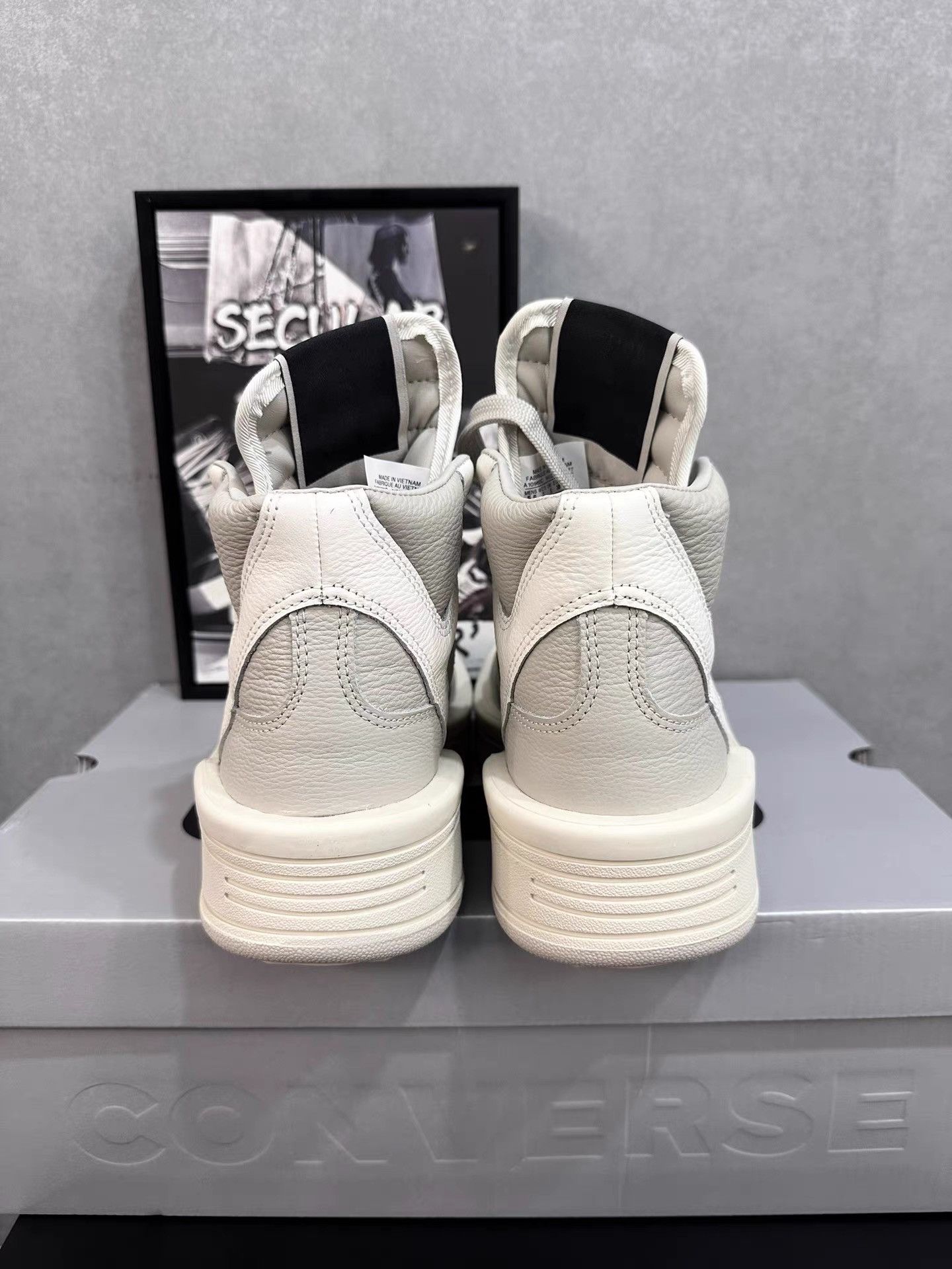 Rick Owens Rick Owens x Converse 24FW Grey Co-branded K34 Size US 5.5 / EU 38 - 5 Thumbnail
