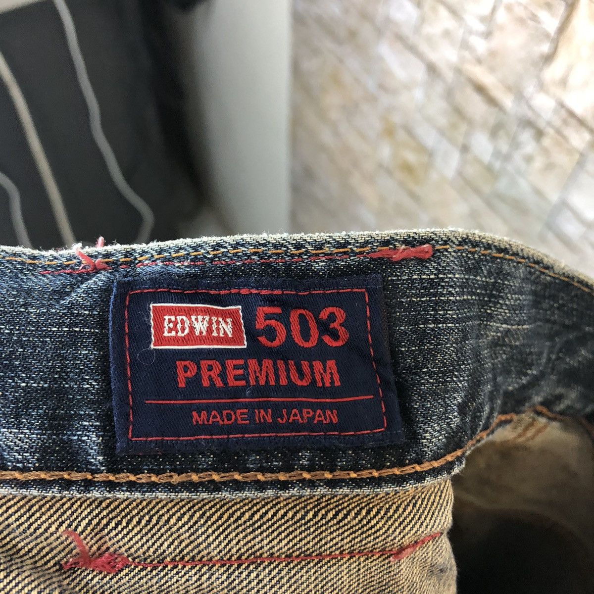 Edwin 503 Edwin Premium vintage faded Blue Denim Pants #7599 Size US 30 / EU 46 - 21 Thumbnail
