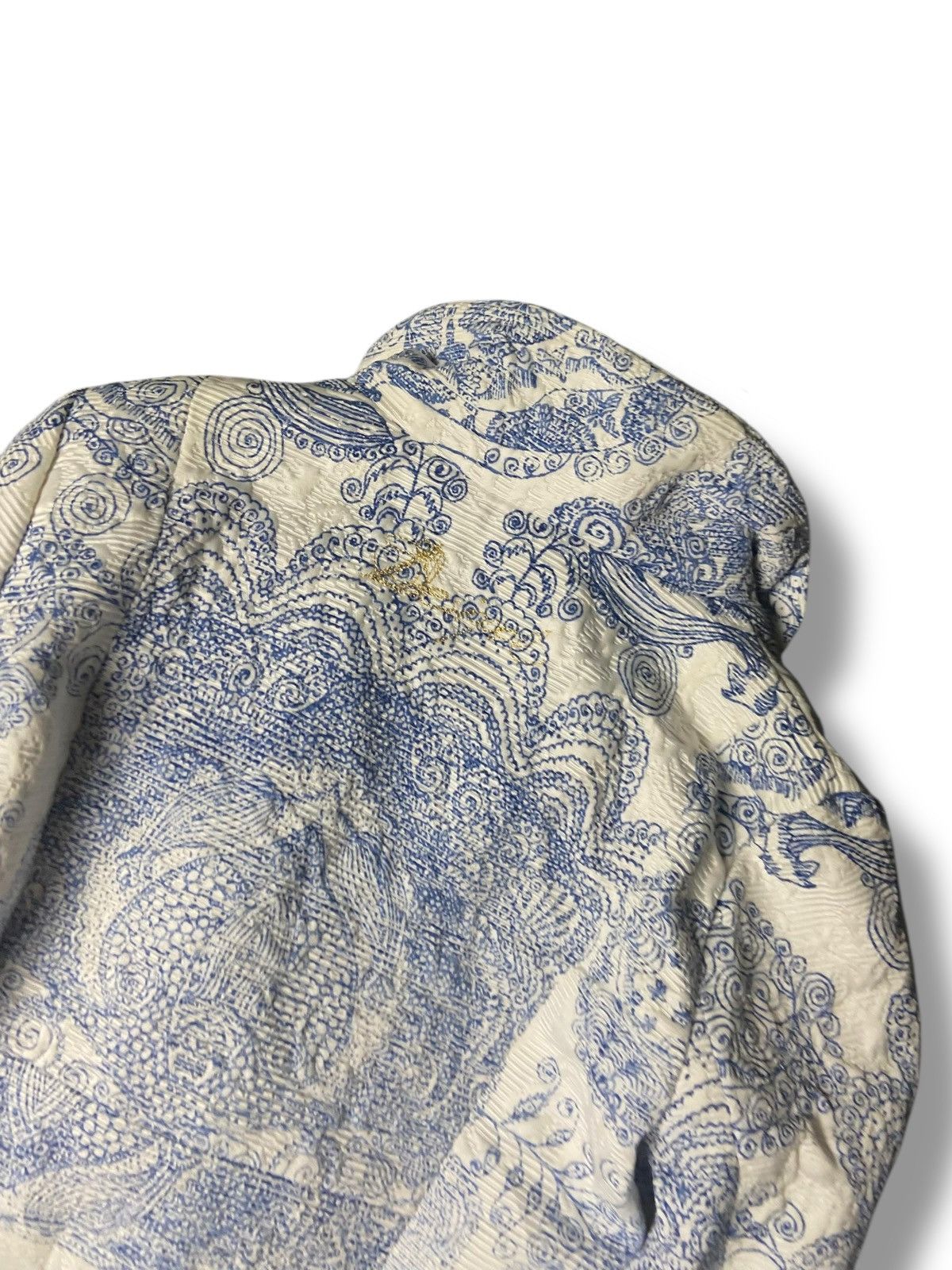 Desigual DESIGUAL All Over Pattern Embroidery Coat (166) Size XS / US 0-2 / IT 36-38 - 4 Thumbnail