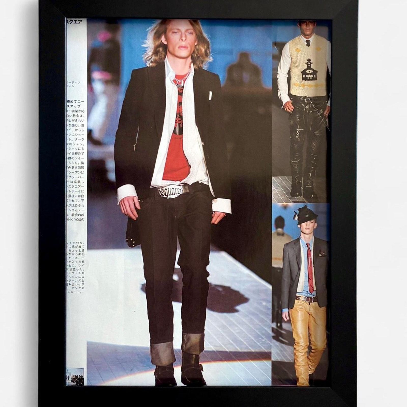 Dsquared2 × Japanese Brand × Vintage Dsquare Archive Fashion photo framed 9x11 Size ONE SIZE - 1 Thumbnail
