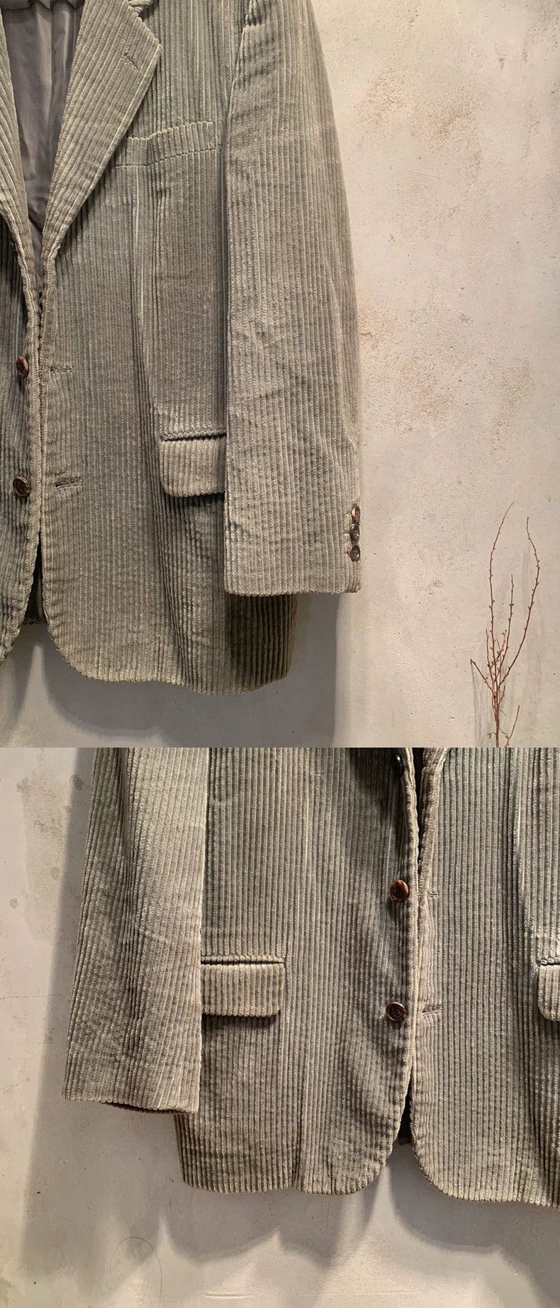 Comme des Garcons Comme des Garcons Corduroy loose retro neutral suit jacket Size US S / EU 44-46 / 1 - 5 Thumbnail