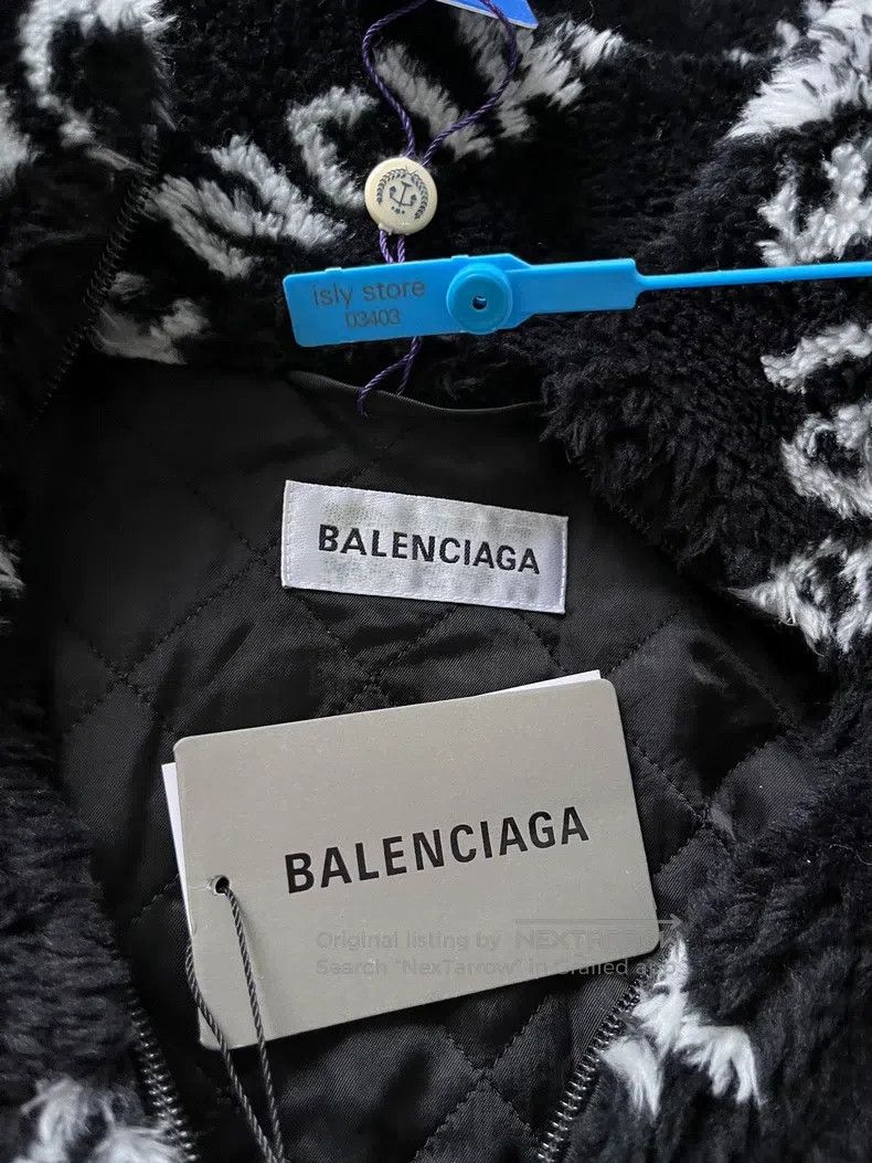 Balenciaga Balenciaga Stand-up collar, strapless sleeves, loose imita Size XXS / US 00 / IT 34 - 5 Thumbnail