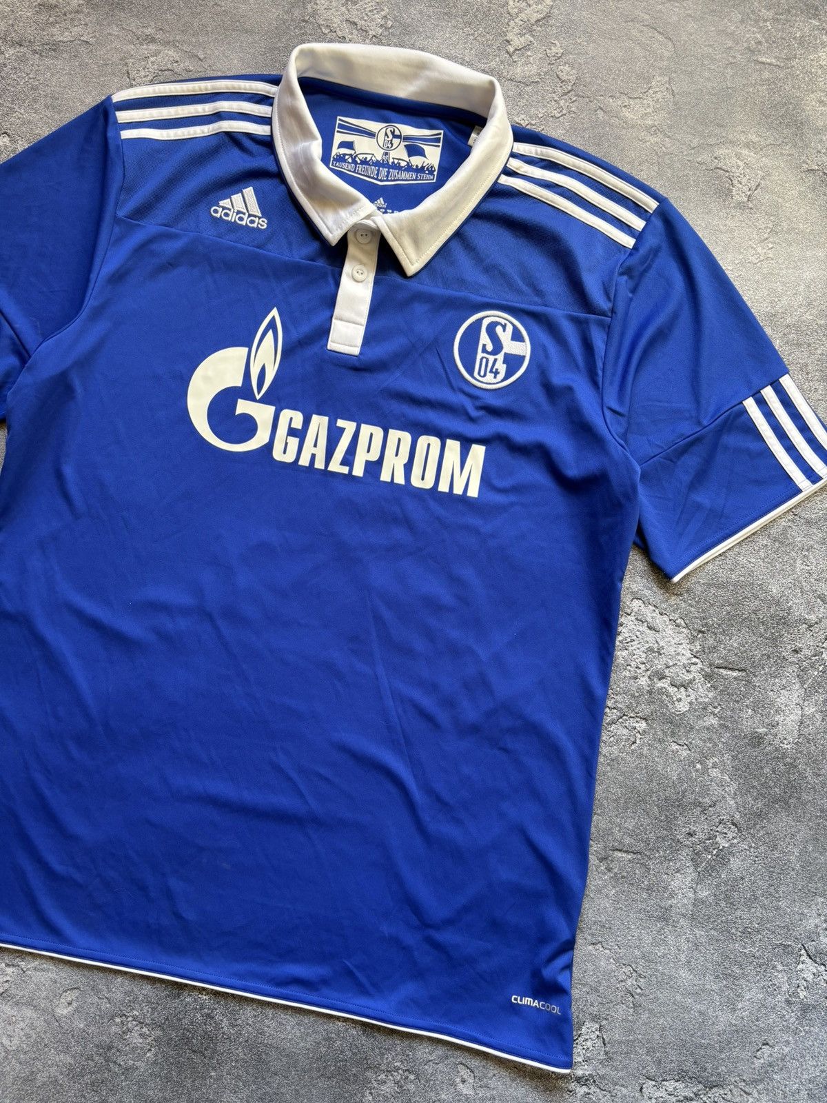 Adidas 2010/2011 Adidas Schalke 04 #7 Raul Away Soccer Jersey Rare Size US XL / EU 56 / 4 - 9 Thumbnail
