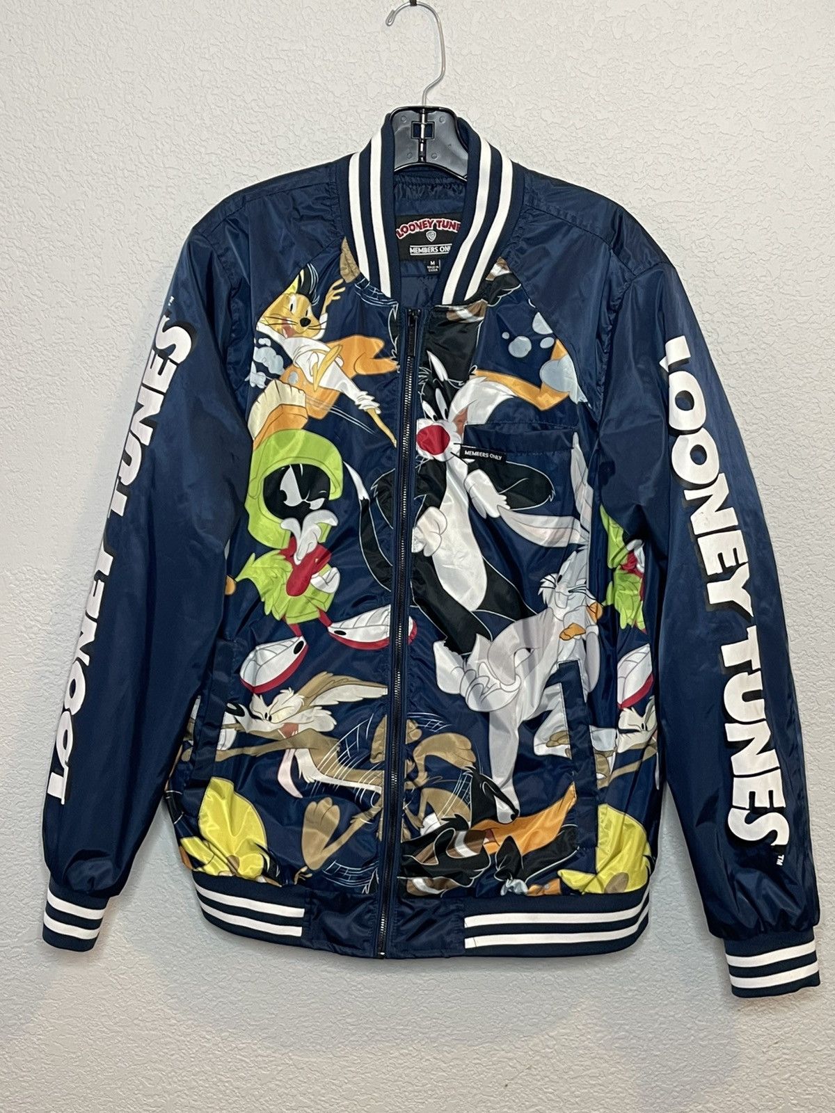 Warner Bros Warner Bros Looney Tunes Members Only Jacket Sz M Size US M / EU 48-50 / 2 - 1 Thumbnail
