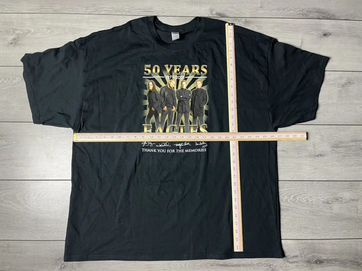 Band Tees The Eagles T-shirt rock 50 years memories size 3XLarge Size US XXL / EU 58 / 5 - 5 Thumbnail