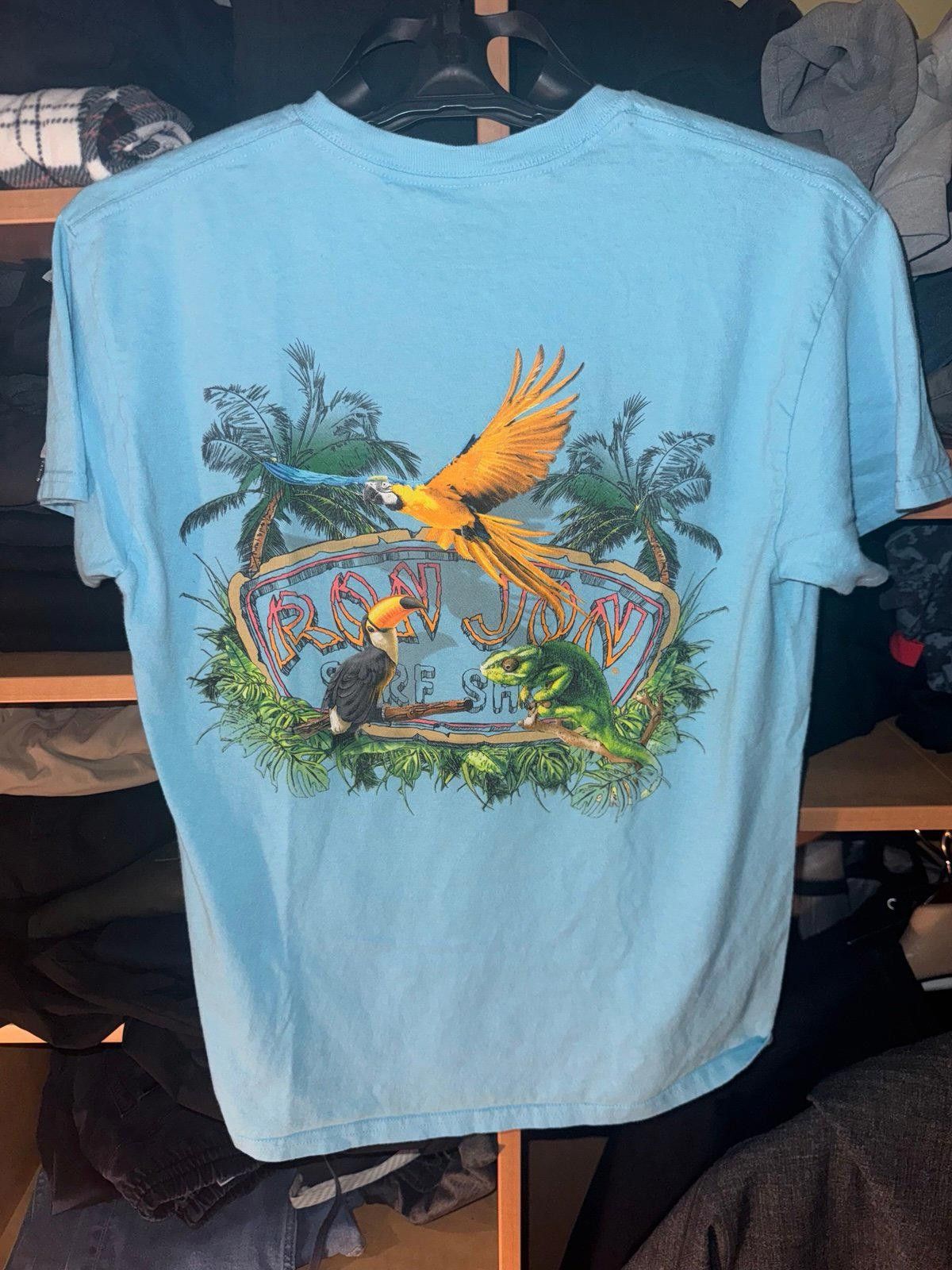 Ron Jon Surf Shop Y2K VNTG Ron Jon Surf Shop Jungle Birds Tee Rare Sz M Size US M / EU 48-50 / 2 - 3 Thumbnail