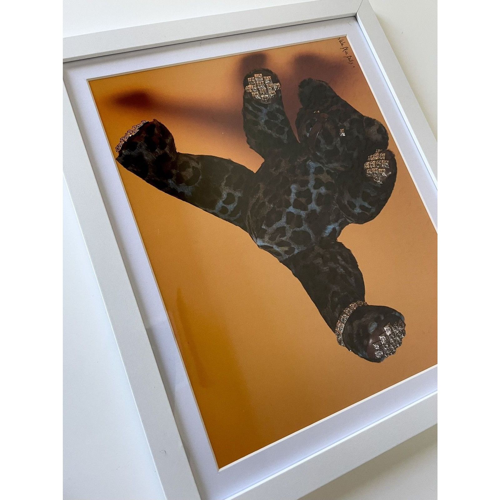 Chrome Hearts × Vintage Chrome Hearts teddy bear 9x11 Framed poster Size ONE SIZE - 2 Thumbnail