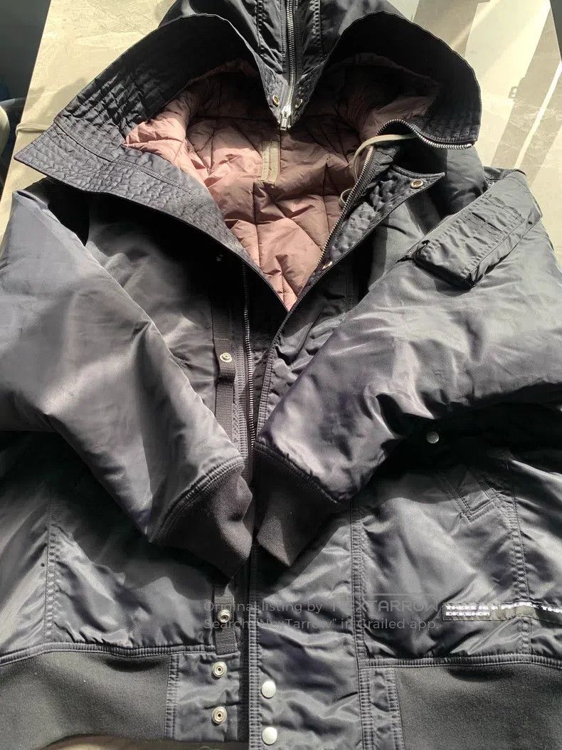 Rick Owens Rick Owens Solid Color Zip-Up Long-Sleeve Jacket Size US S / EU 44-46 / 1 - 1 Thumbnail