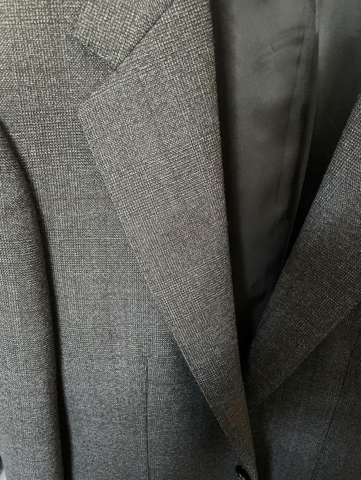 Celine × Hedi Slimane Classic Grain de Poudre Notch Lapel Jacket sz44 Size 44S - 2 Thumbnail