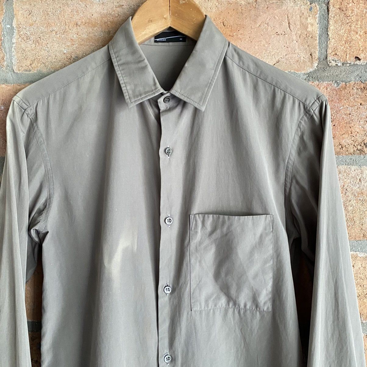 Lad Musician LAD MUSICIAN Taupe Long Sleeve Button-Up Shirt Size US S / EU 44-46 / 1 - 4 Thumbnail