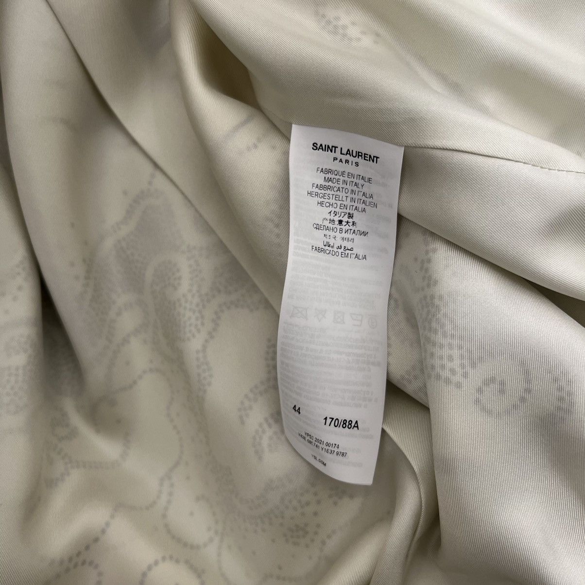 Saint Laurent Paris Saint Laurent Silk Bomber in Small Size US S / EU 44-46 / 1 - 7 Thumbnail