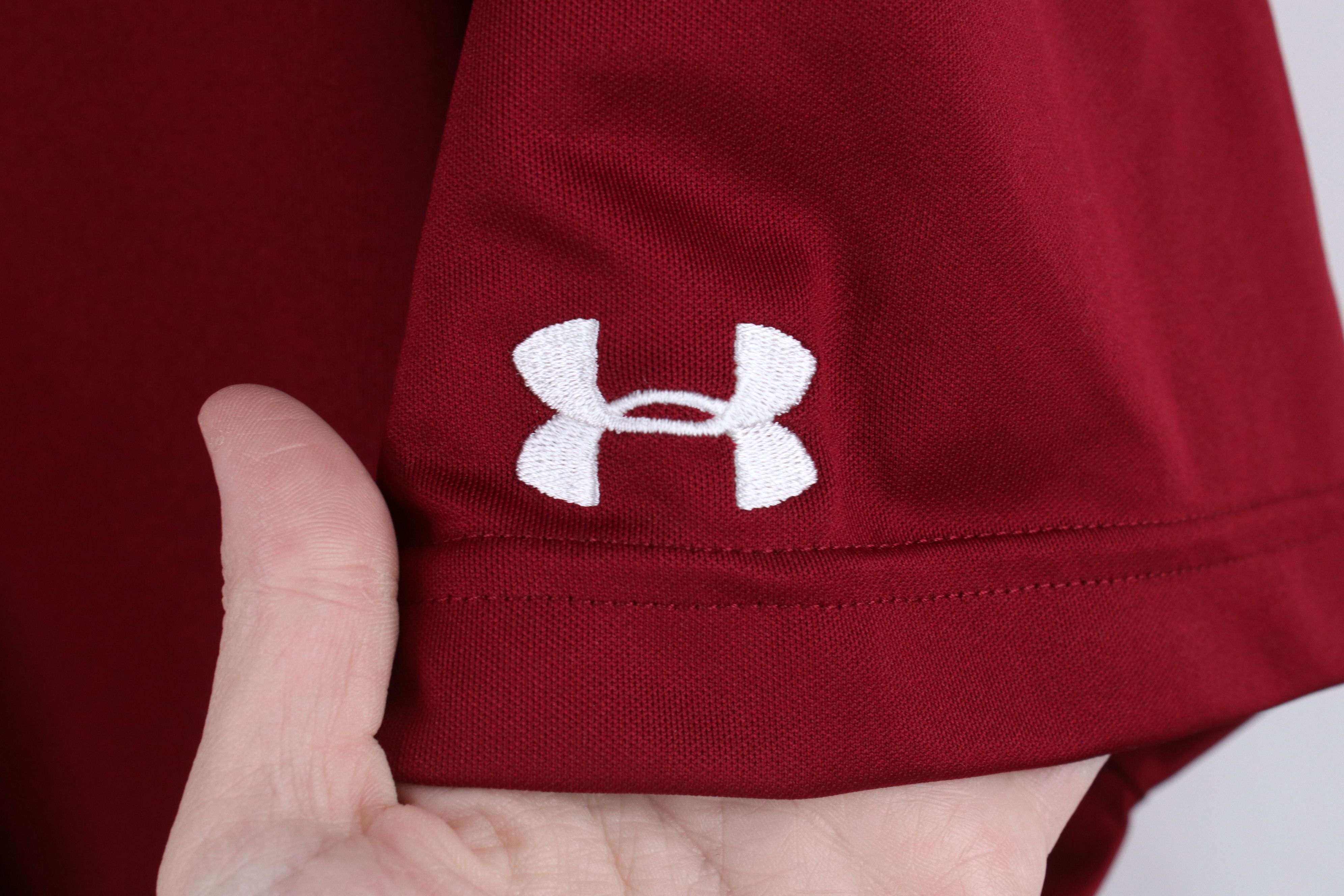 Under Armour × Vintage New Under Armour Spell US Marine Corps USMC Polo Shirt Red Size US XXL / EU 58 / 5 - 4 Thumbnail