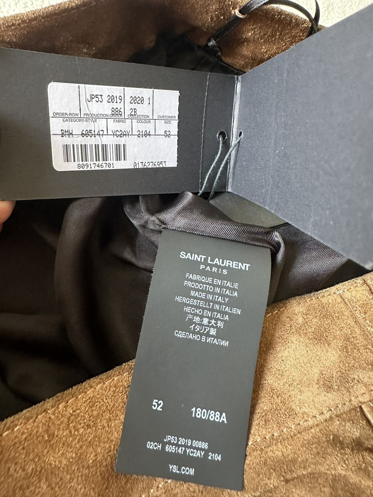 Saint Laurent Paris SS20 $3k+ 🤑 Saint Laurent suede leather pants trousers Size US 36 / EU 52 - 24 Thumbnail