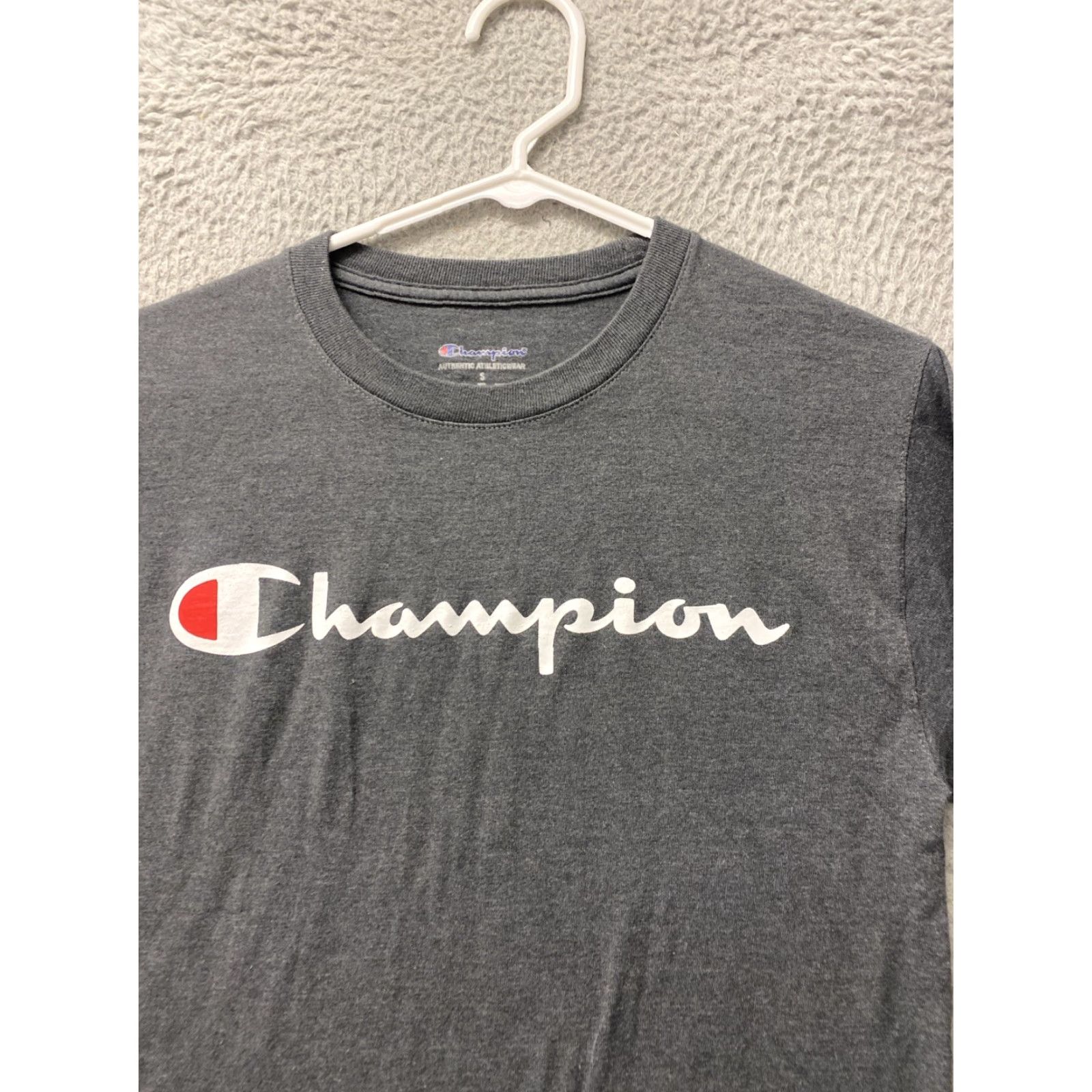 Champion Champion T-Shirt Men Small Long Sleeve Gray Mens Size US S / EU 44-46 / 1 - 2 Thumbnail
