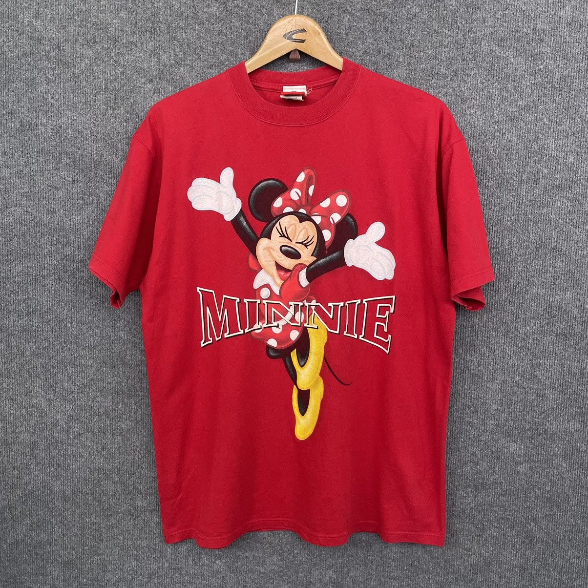 Disney × Mickey Mouse × Vintage Vintage 1990s Minnie Mouse T Shirt Size US L / EU 52-54 / 3 - 1 Thumbnail