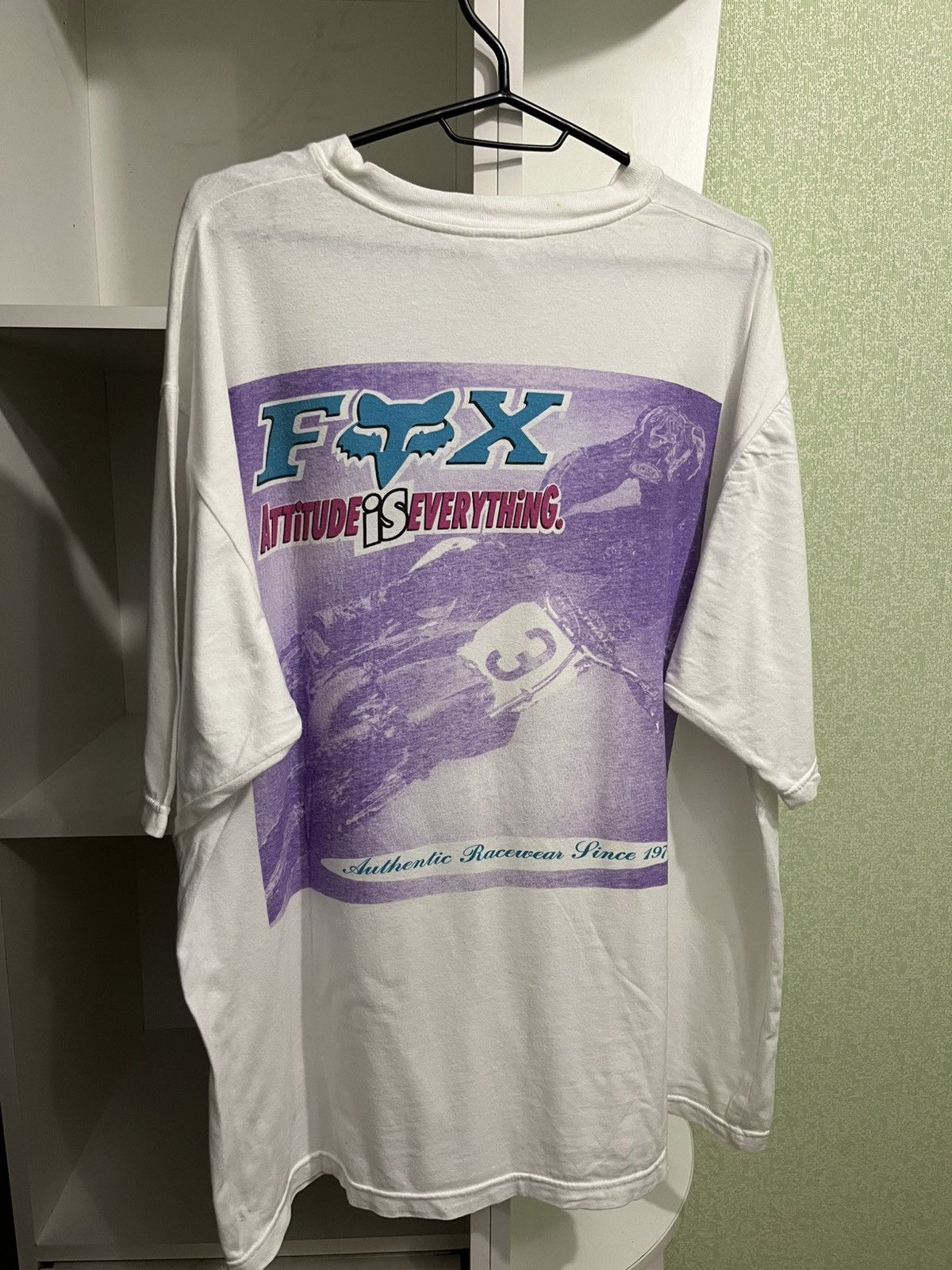 Other Vintage FOX Racing “Attitude is Everything” Double-Sided Size US L / EU 52-54 / 3 - 4 Thumbnail
