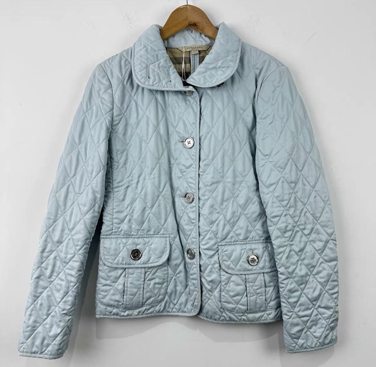 Burberry Burberry Check Quilted Cotton Jacket J42 Size S / US 4 / IT 40 - 1 Thumbnail