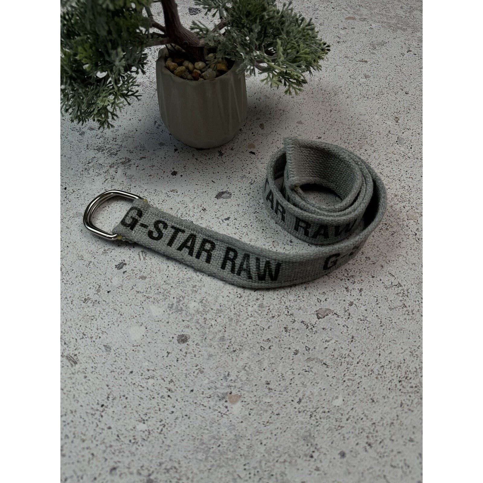 G-Star G-Star Raw Y2K Military Army Type Cotton Belt OS Grey Size ONE SIZE - 1 Thumbnail