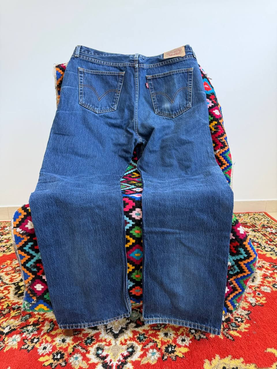 Hedi Slimane 2000s Hedi Slimane Style Washed Faded Denim Jeans Size US 32 / EU 48 - 1 Thumbnail