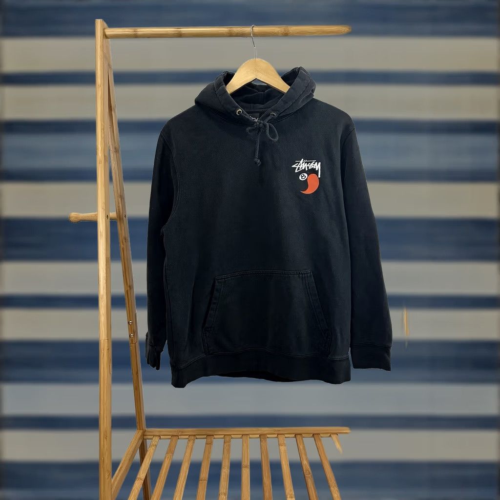 Doublet VTG Stussy 8 Ball Yin Yang Double Sided Black Hoodie Sweatshirt Size L Mens Hoodie Black 8 Ball Yin Yang Stussy Skates Streetwear Size US L / EU 52-54 / 3 - 1 Thumbnail
