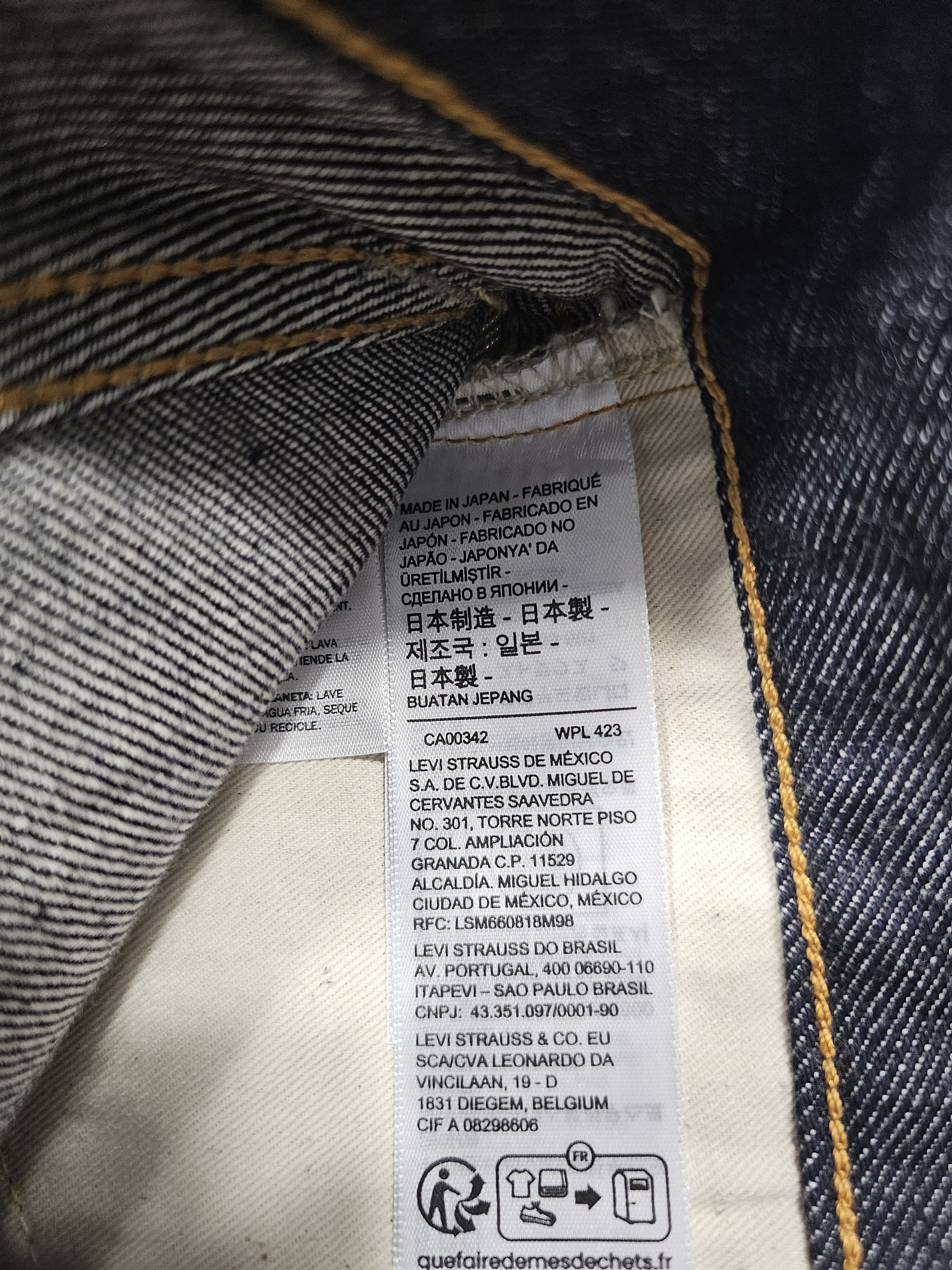 Levi's Vintage Clothing Levi's Vintage Clothing 1954 501 Selvedge Big E Japan Made Size 26" / US 2 / IT 38 - 11 Thumbnail