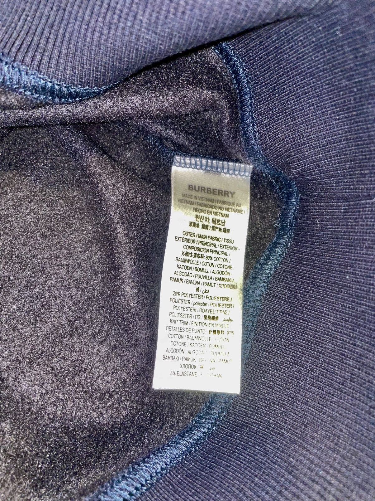 Burberry Burberry Santo Logo Print Crew Neck Woman’s Size XS New! Size XS / US 0-2 / IT 36-38 - 5 Thumbnail
