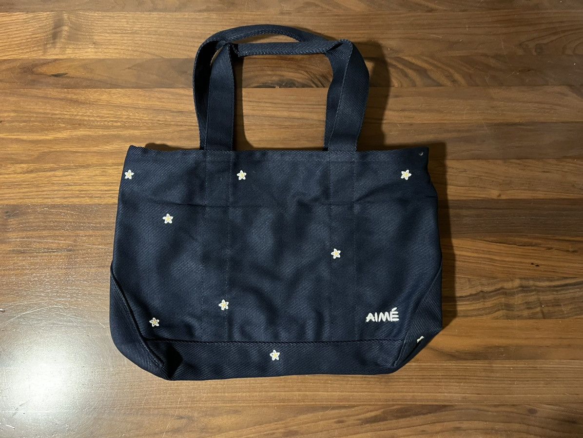 Aime Leon Dore Crochet Tote Bag Navy