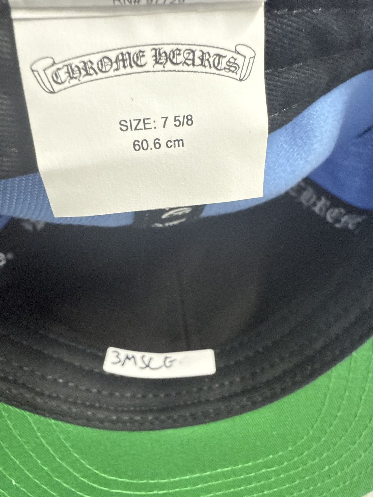 Chrome Hearts CHROME HEARTS VINE HEART FITTED HAT BLUE Size ONE SIZE - 7 Thumbnail