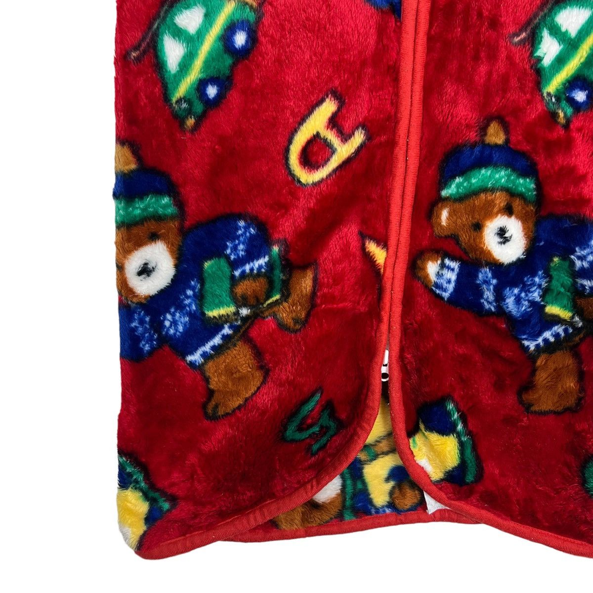 Japanese Brand 🔥 BEAR DEEP PILE FLEECE TANK TOP JACKET Size US M / EU 48-50 / 2 - 4 Thumbnail