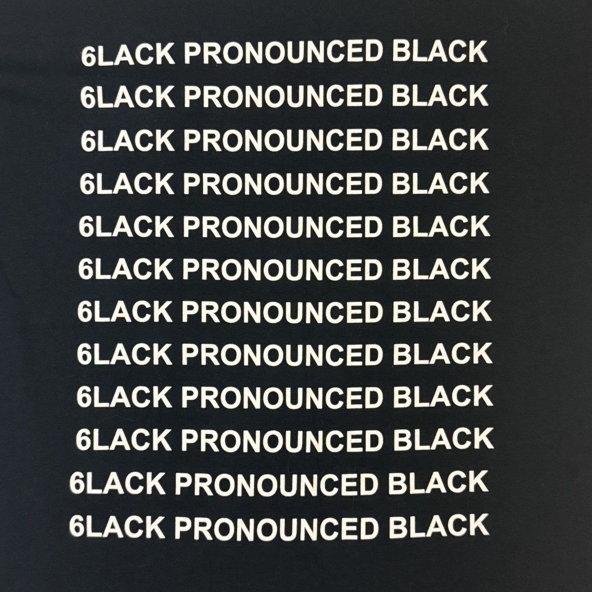 Band Tees × Rap Tees ‘6lack Pronounced Black’ Tee Size US L / EU 52-54 / 3 - 4 Thumbnail