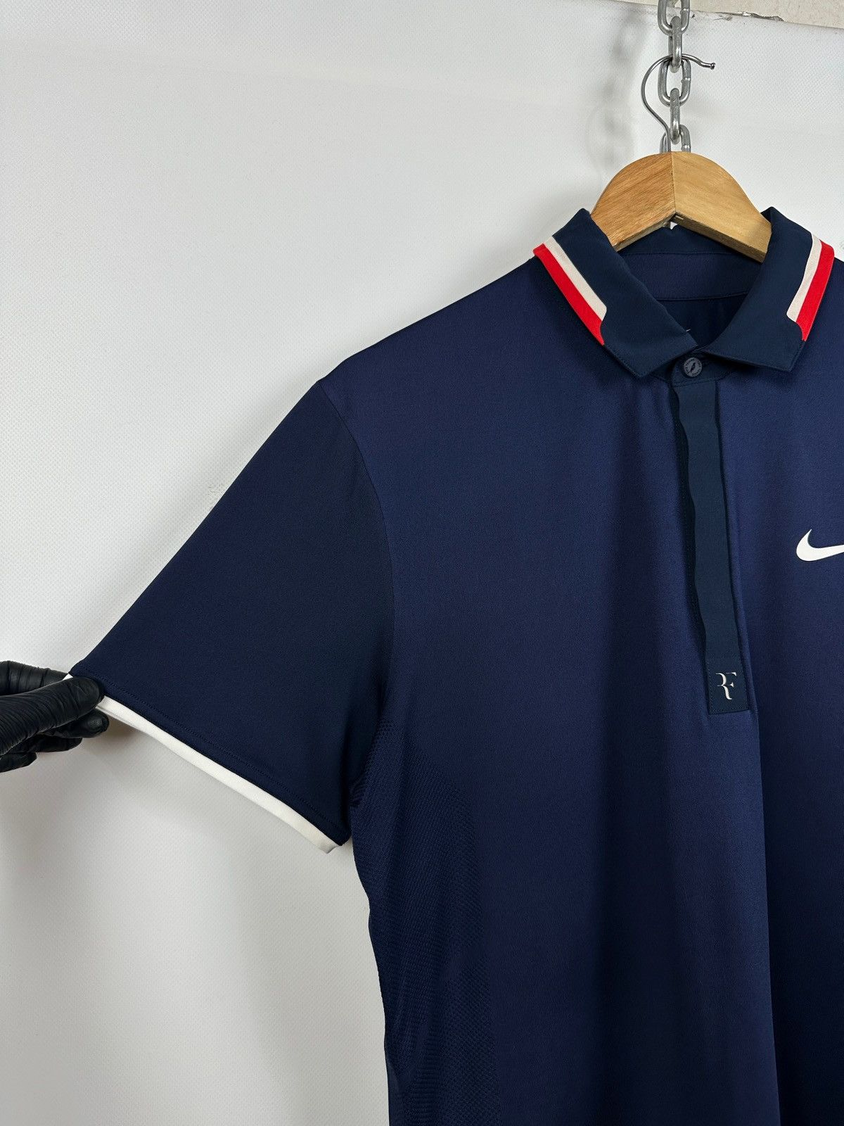 Nike Nike Roger Federer RF 2012 Open NYC Tennis Polo Shirt Size US M / EU 48-50 / 2 - 9 Thumbnail