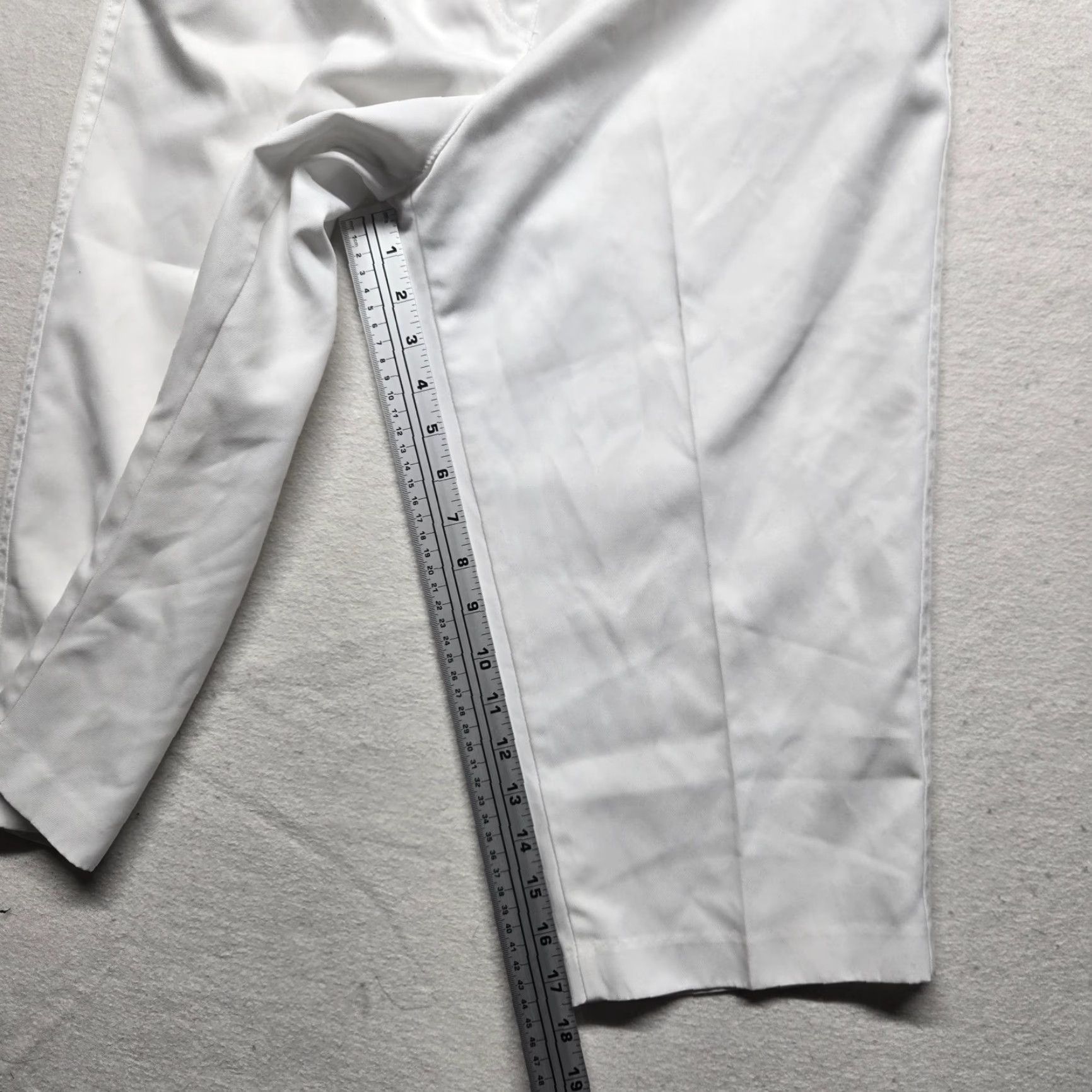 Vintage VINTAGE Kim Rogers Women's Capri Pants Size 12P Petite Cotton Spandex Tapered Crop White Size 34" / US 12 / IT 48 - 6 Thumbnail