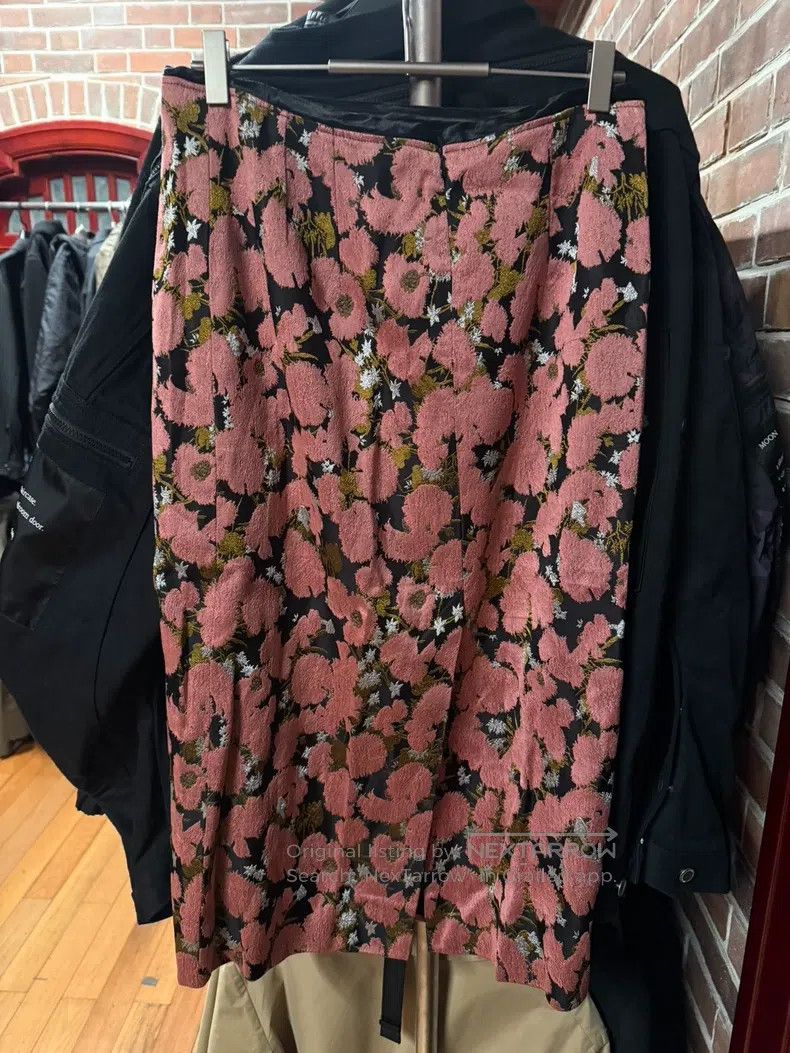 Dries Van Noten Dries Van Noten Embroidered Floral Long Skirt Size 35" - 4 Thumbnail