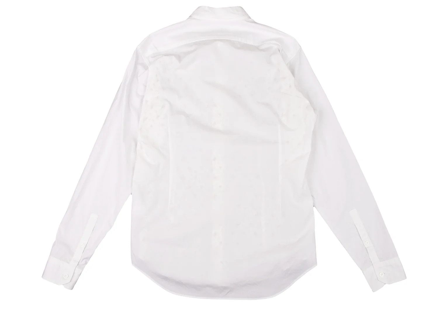 Yohji Yamamoto YOHJI YAMAMOTO Cotton Flower Shirt White 3 Size US S / EU 44-46 / 1 - 12 Thumbnail