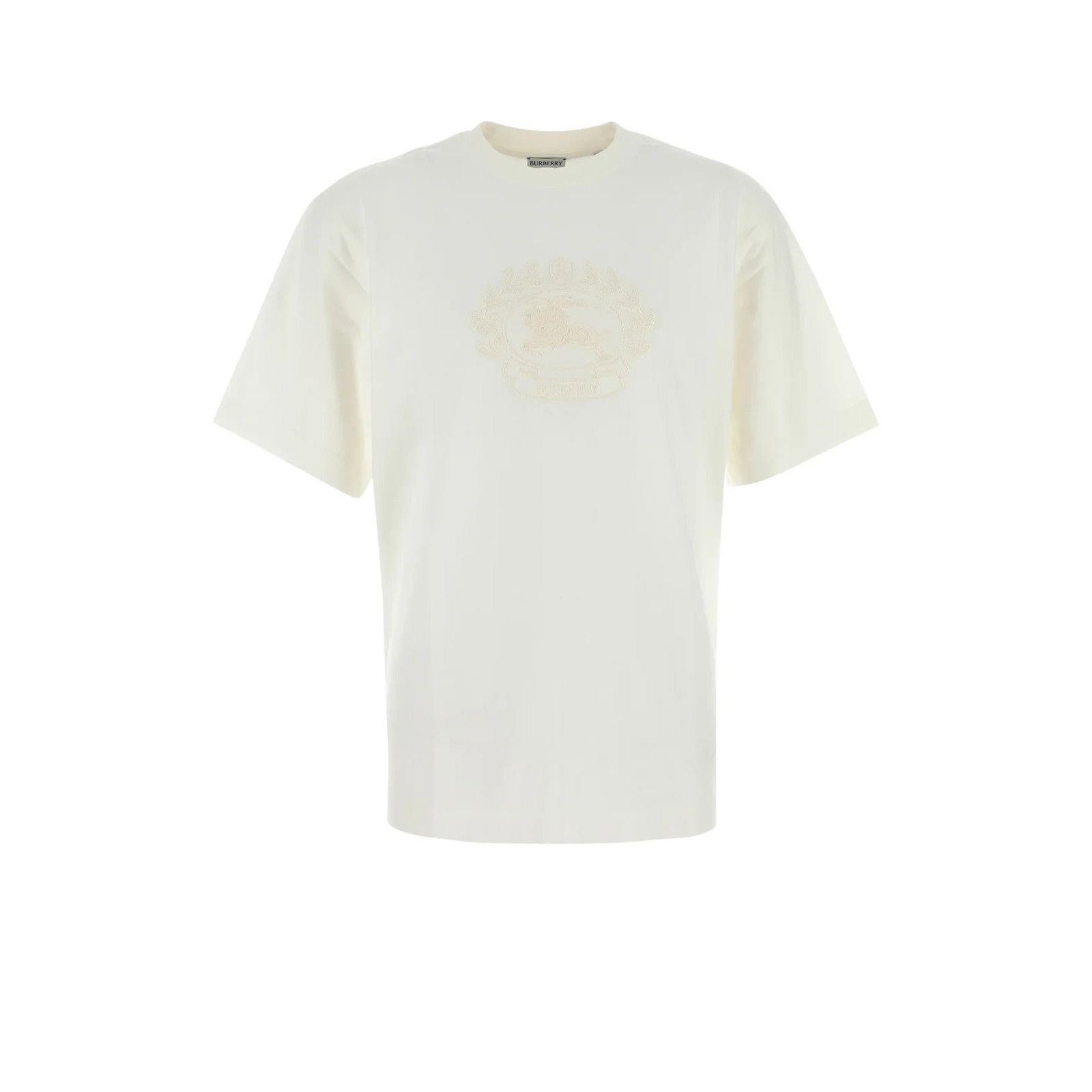 BURBERRY White Cotton T-shirt New/Authentic (Men's size:XL;)