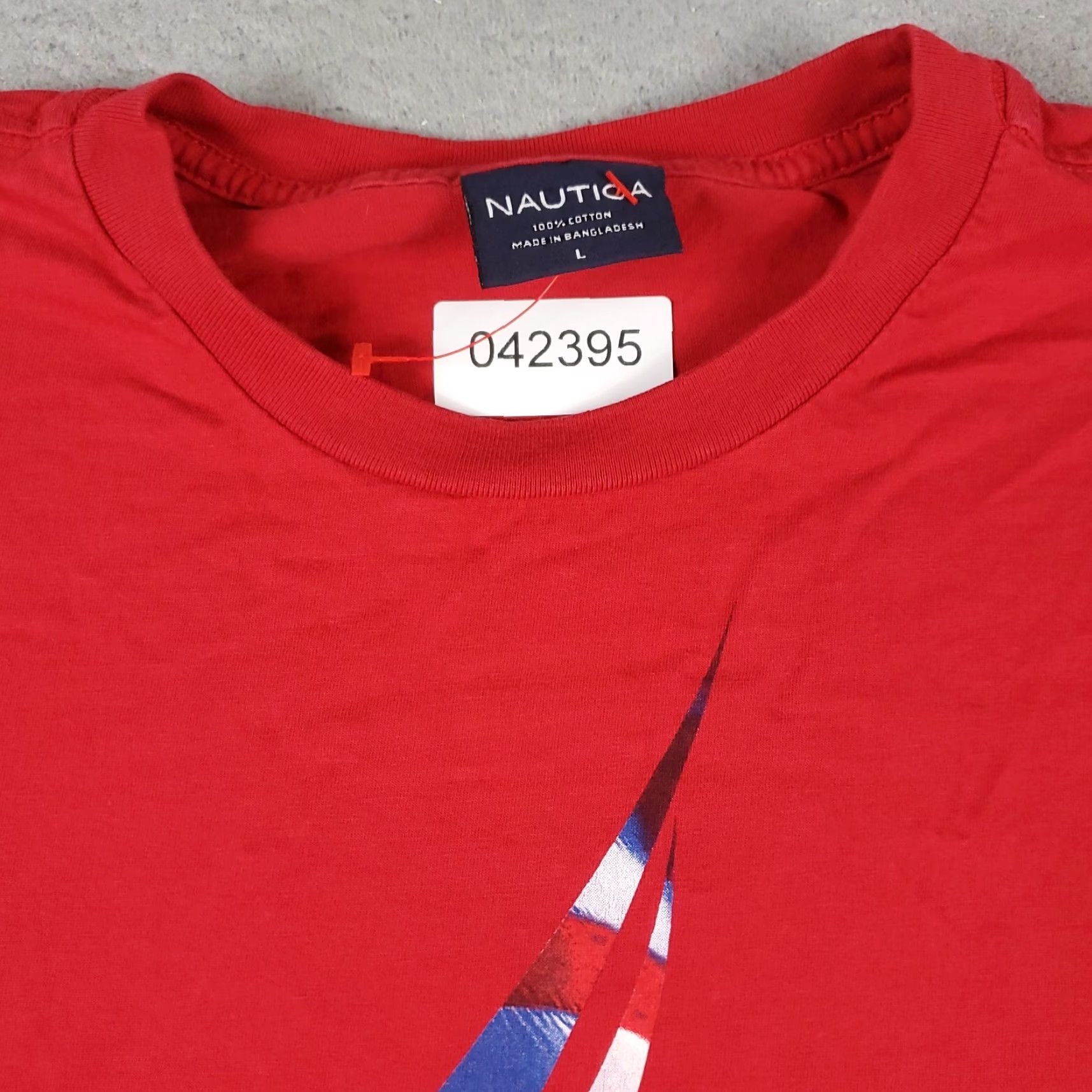 Nautica Nautica T Shirt Mens Size L Red Short Sleeve Crew Neck Casual Logo Size US L / EU 52-54 / 3 - 2 Thumbnail