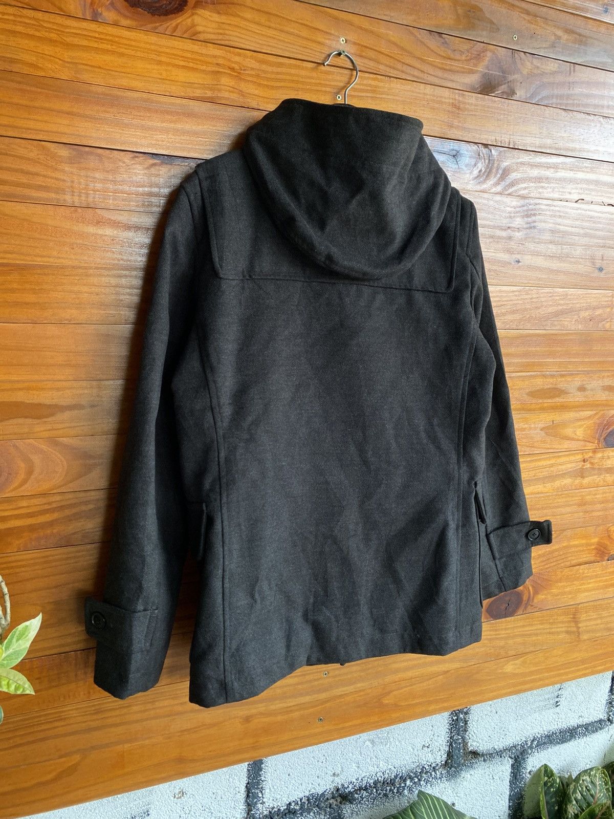 Beams Japan BEAMS HEART Hooded Duffle Coat Wool Blend Toggle Jacket Grey Size US S / EU 44-46 / 1 - 10 Thumbnail