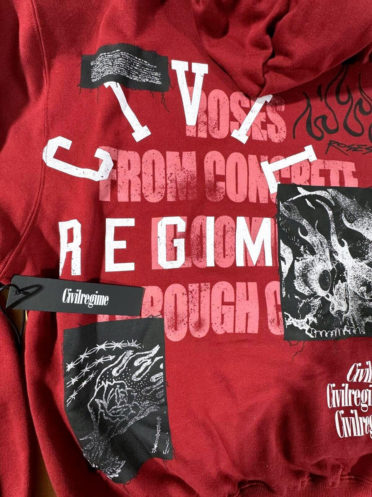 Civil Regime Civil Regime Red Roses From Concrete Hoodie Size US XL / EU 56 / 4 - 3 Thumbnail