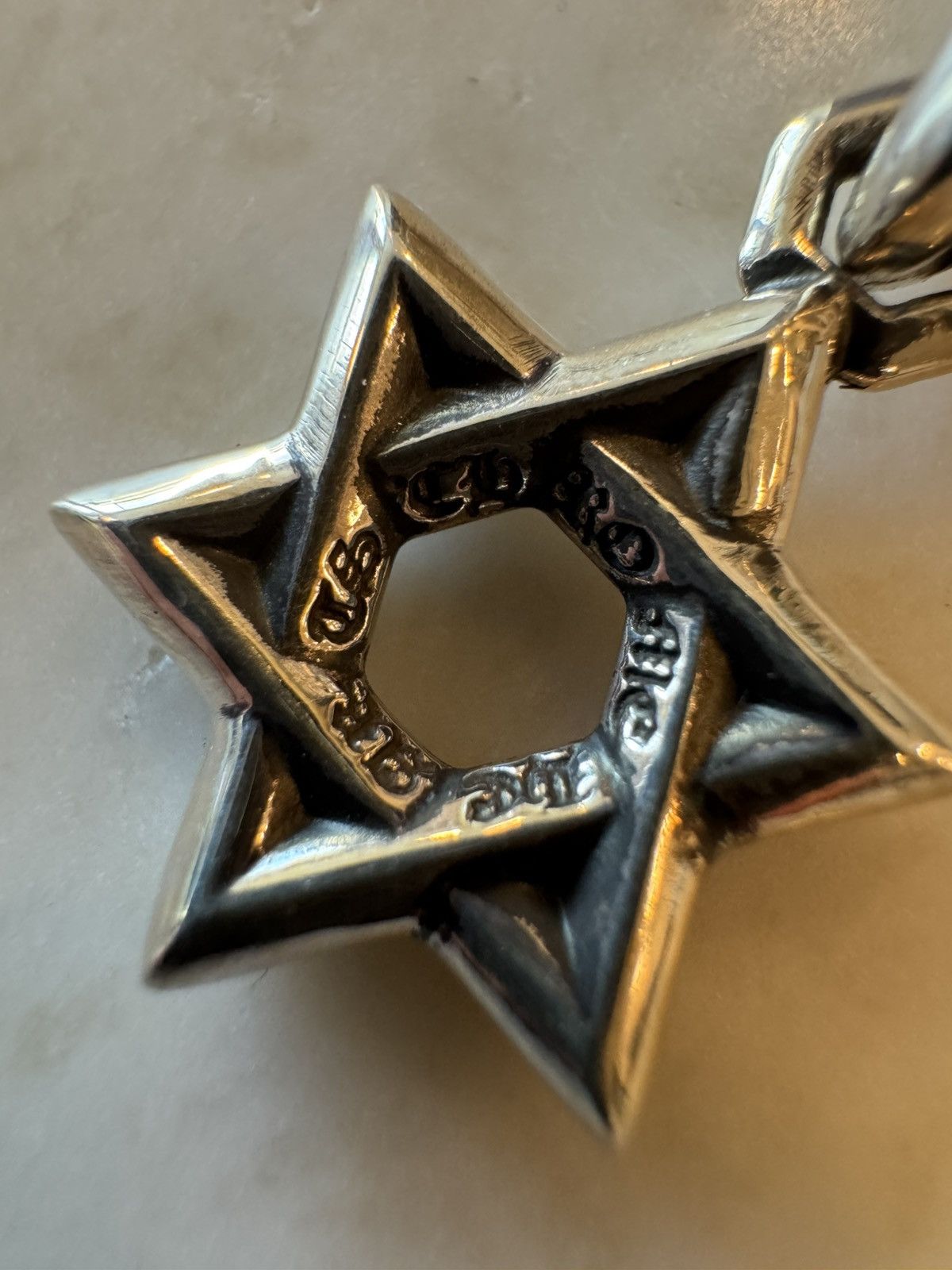 Chrome Hearts Chrome Hearts Sterling Silver Star of David Charm Pendant Size ONE SIZE - 6 Thumbnail