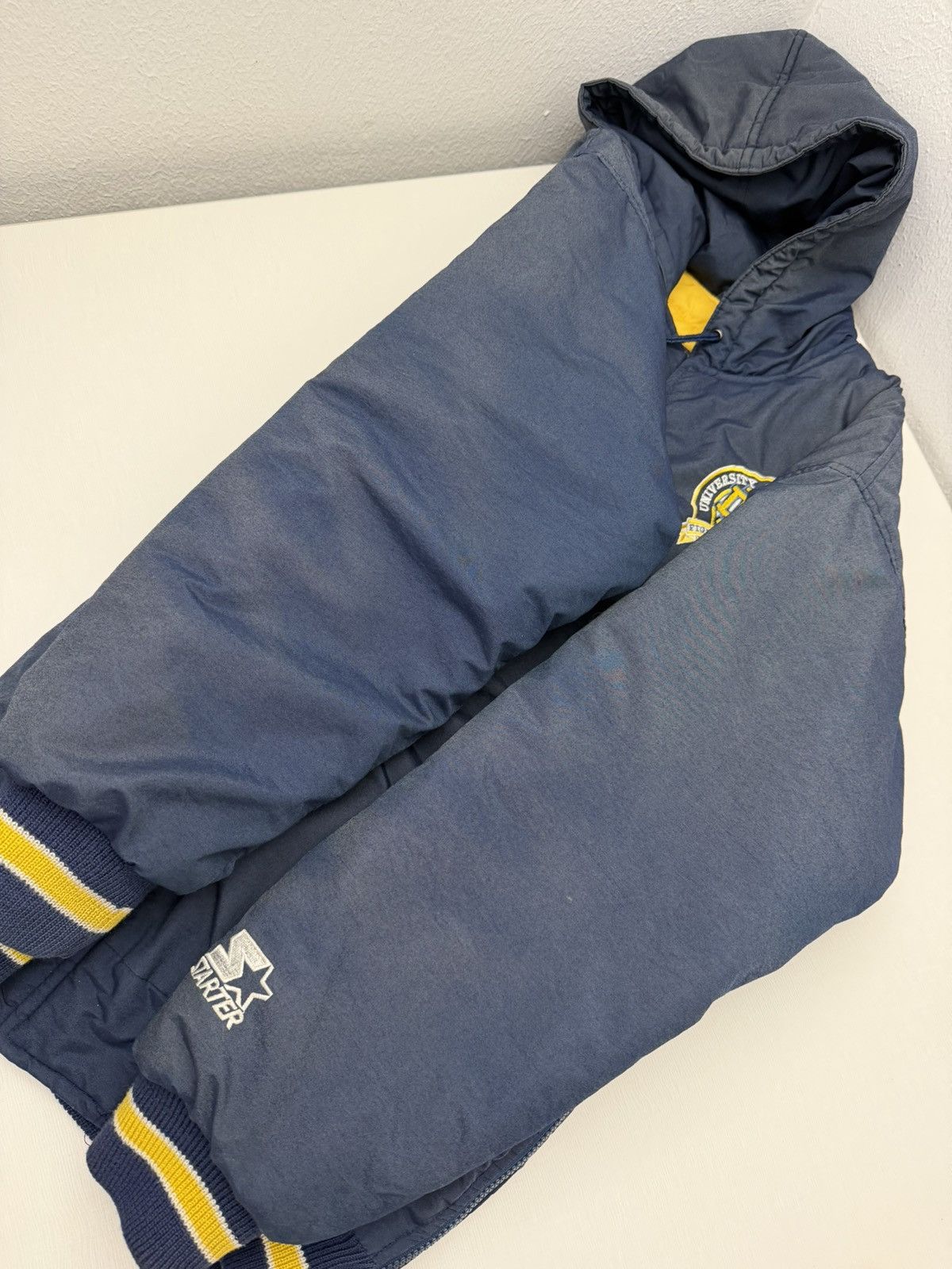 Starter Vintage 90s Notre Dame Fighting Irish Starter Puffer Jacket Size US M / EU 48-50 / 2 - 9 Thumbnail